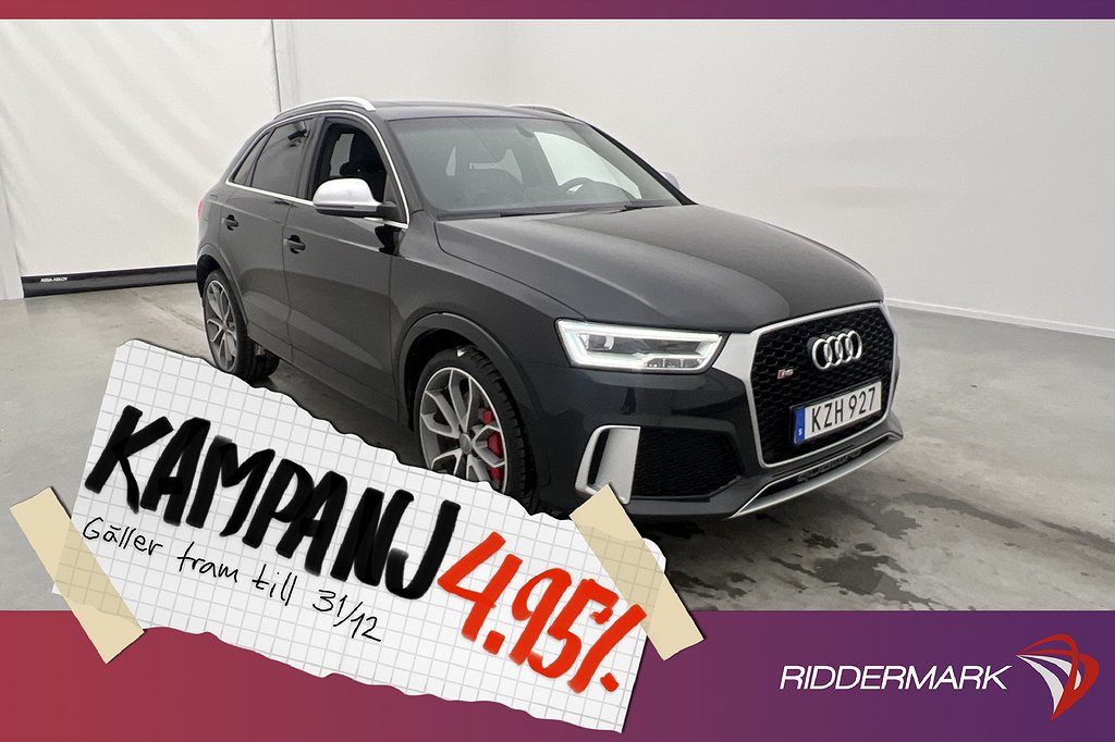 Audi RSQ3 Q 340hk Pano BOSE Värmare Kamer 4,95% Ränta