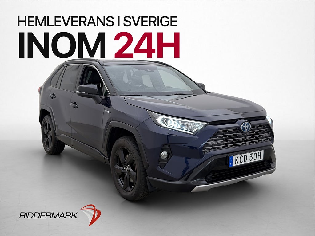 Toyota RAV4 Hybrid 222hk AWD JBL Kamera Skinn 1 Brukare Navi