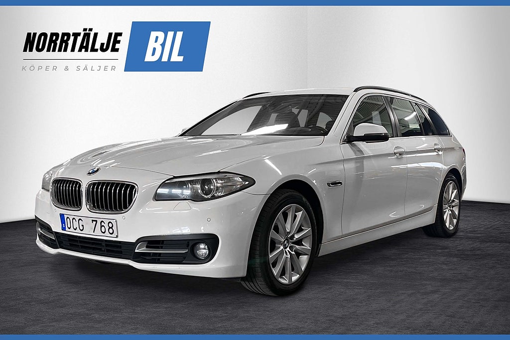 BMW 520d xDrive 184 HK TOURING  AUT DRAG PDC NYSERV SKINN 18"