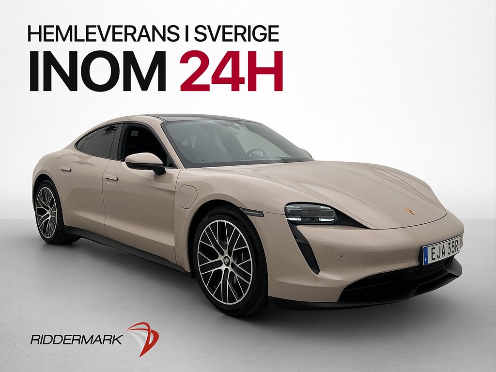 Porsche Taycan Direct Drive 381hk Kamera Navi Carplay
