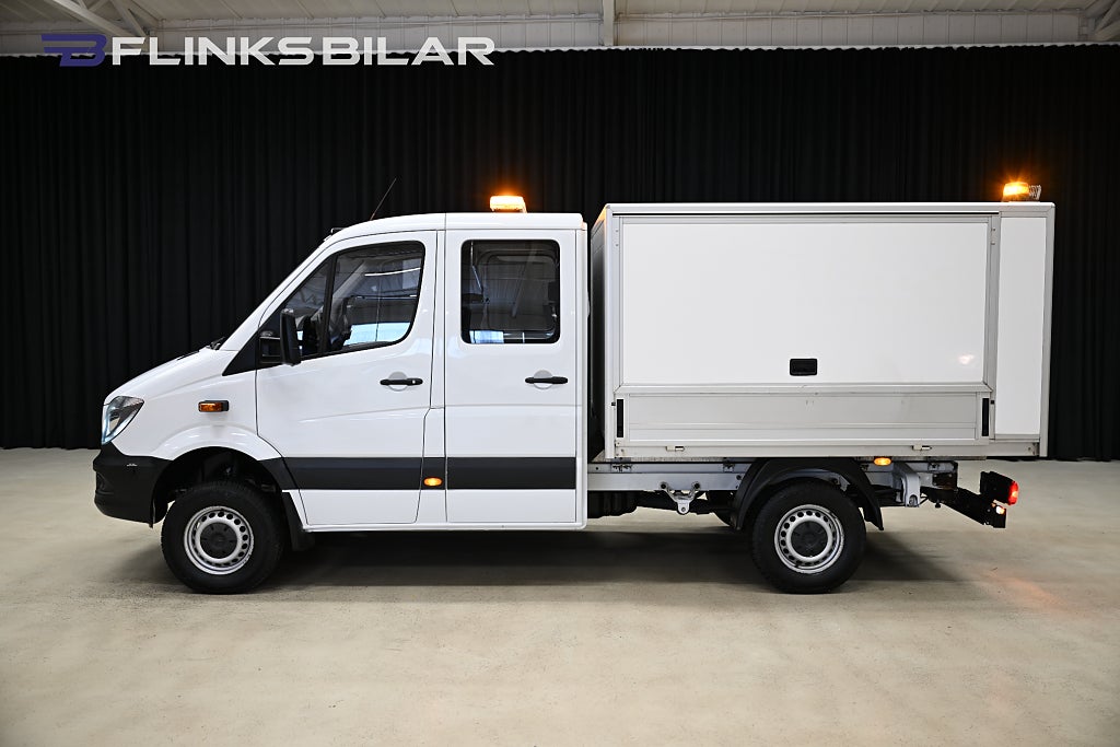 Mercedes-Benz Sprinter 316 4MATIC Automat|Dubbelhytt|Kåpa|3.5ton-drag|Leasbar