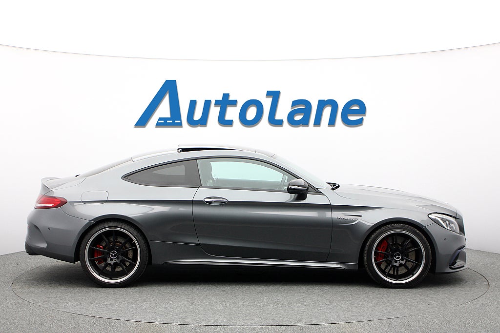 Mercedes-Benz C63 S AMG Coupé Panorama, Burmester®, 360 kamera, Sv-Såld