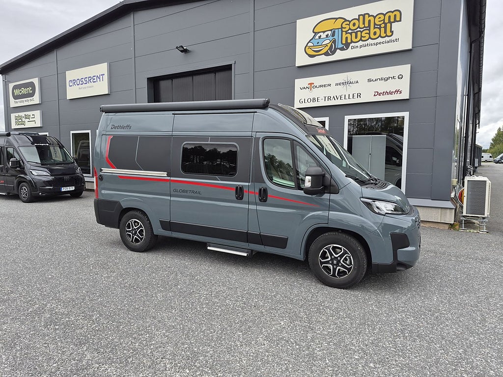 Dethleffs GlobeTrail 540 DR aut, adaptiv farth, 140 hk, marknadens rymliga