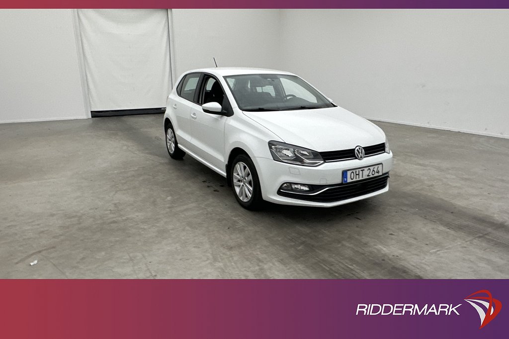 Volkswagen Polo 1.2 TSI 90hk Bluetooth 0.48L/Mil Lågskatt