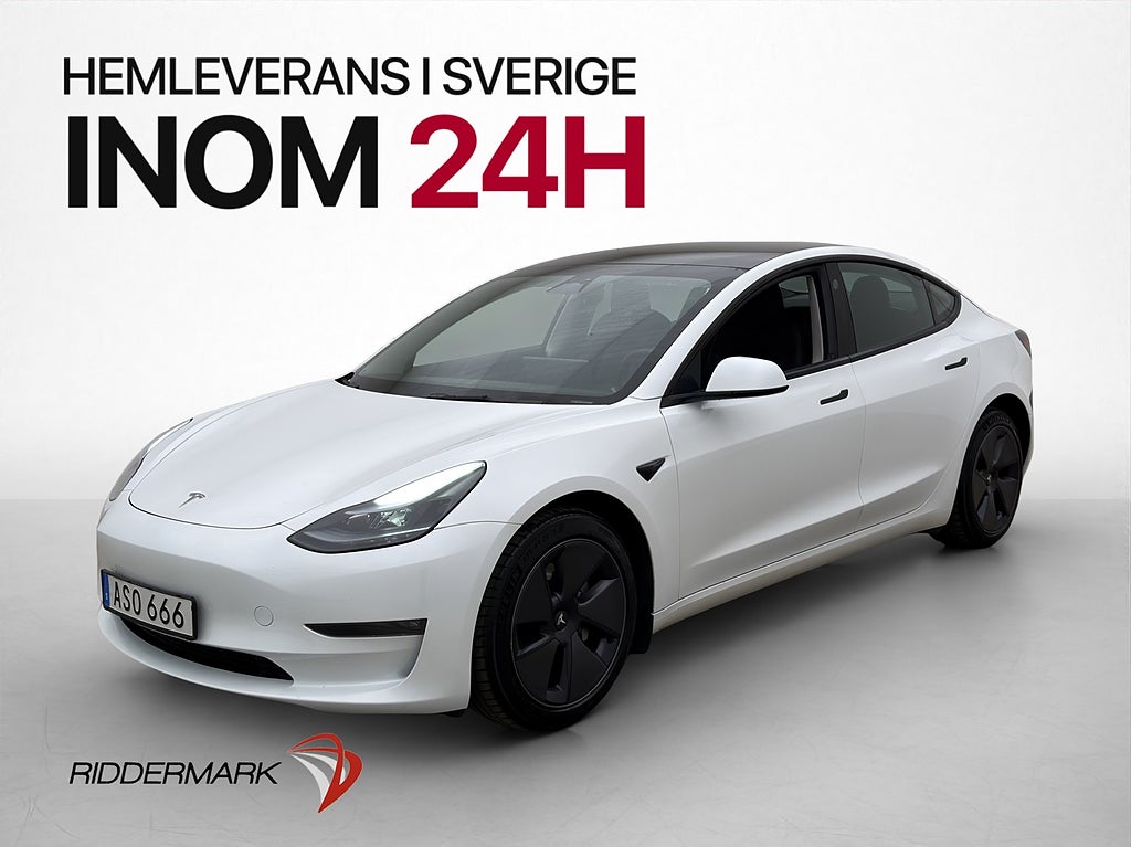 Tesla Model 3 Long Range AWD Dragkrok Autopilot MOMS