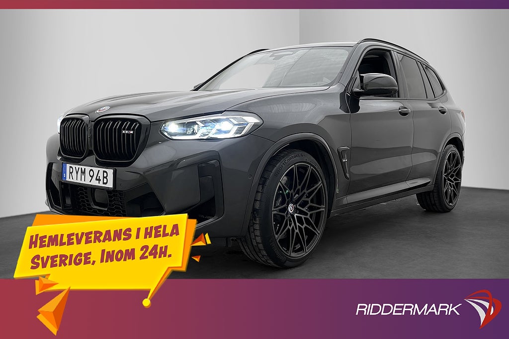 BMW X3 M Competition 510hk Pano H/K Laser En-Brukare MOMS