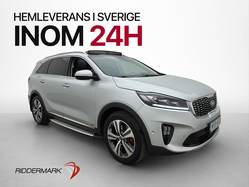 Kia Sorento AWD 200hk GT-Line Dragkrok 7Sits Pano 360° H/K