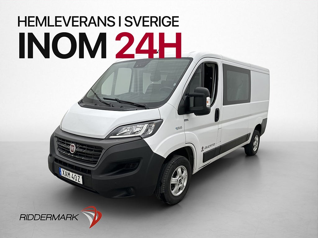 Fiat ducato Dubbelhytt L2 7-Sits Värmare Dragkrok B-Kamera