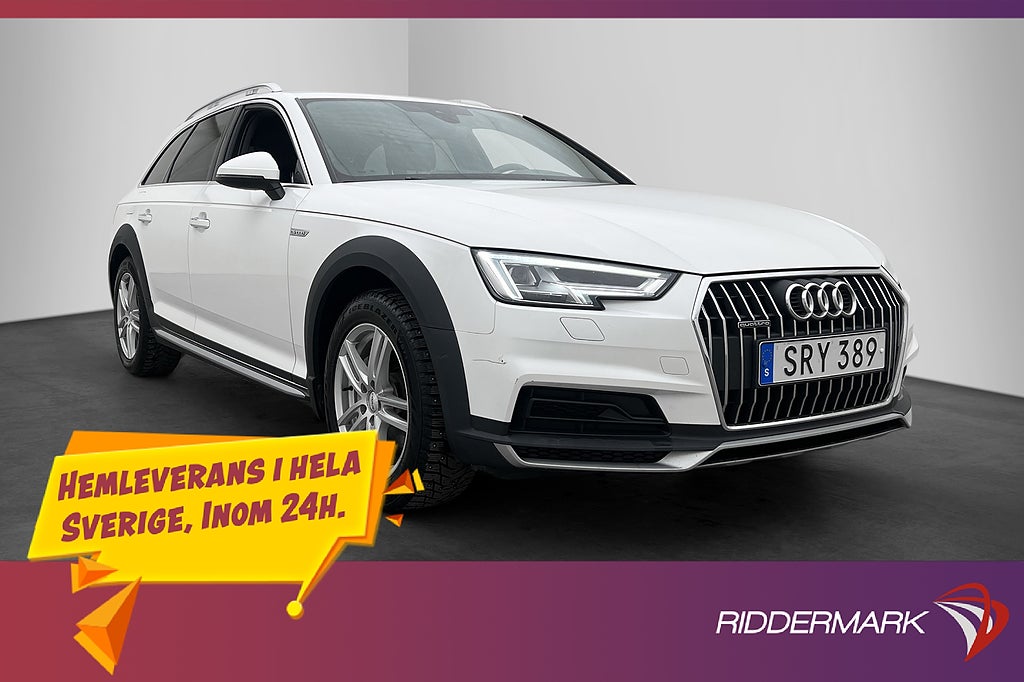 Audi A4 Allroad 2.0 TDI 190hk Q Värmare B&O HUD Cockpit Drag