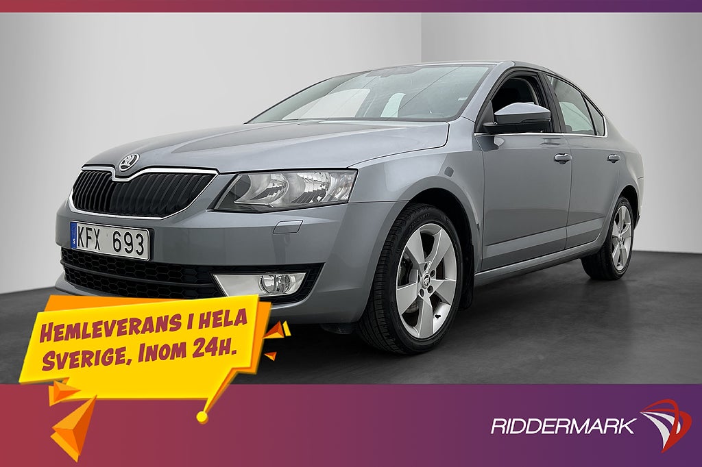 Skoda Octavia TSI 105hk Elegance Sensorer Dragkrok Farthåll