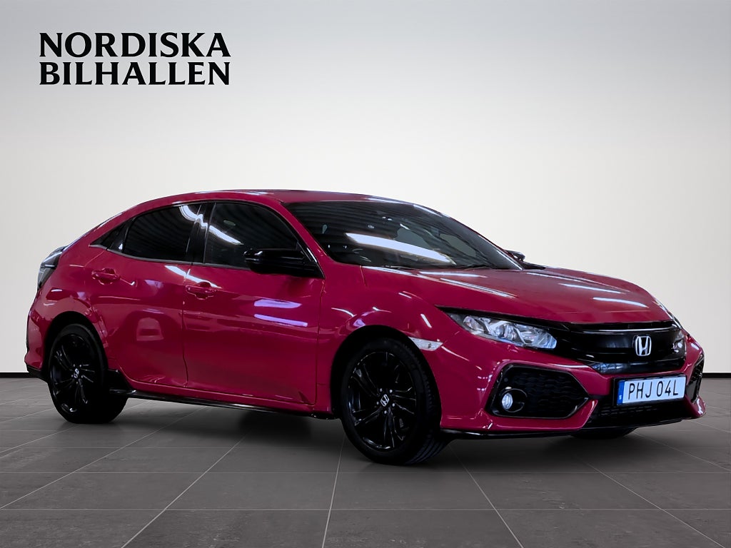 Honda Civic 5-dörrar 1.0 CVT Dynamic Kamera Helskinn GPS Bluetooth