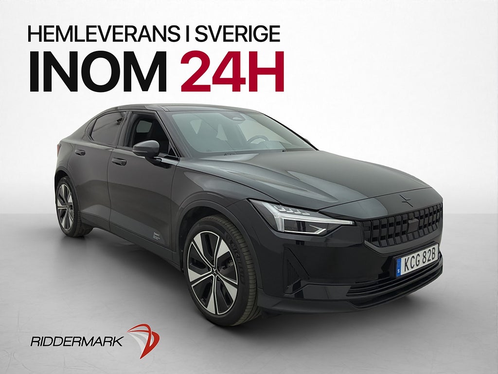 Polestar 2 Long Range Dual Motor AWD Värmepump Pano H/K Drag