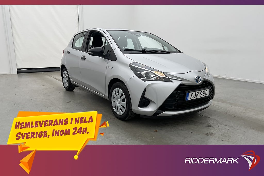 Toyota Yaris Hybrid M&K-Värm 2 Brukare 360kr Skatt 0,37L/mil