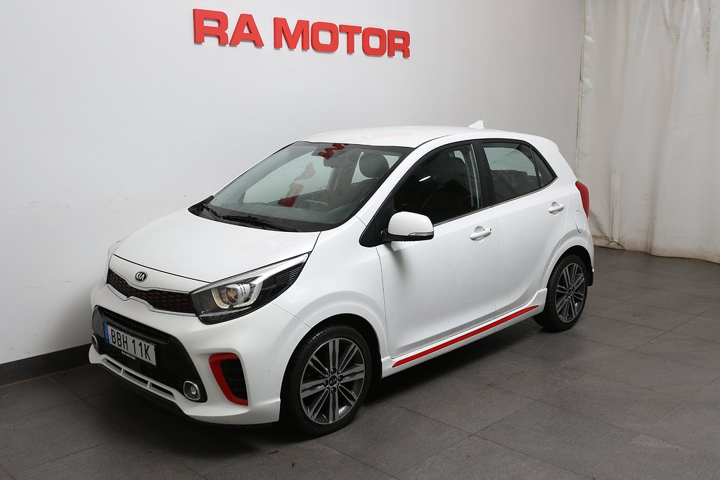 Kia Picanto 1,0 T-GDI 100hk GT-Line Skinn CarPlay P-sensor 2020