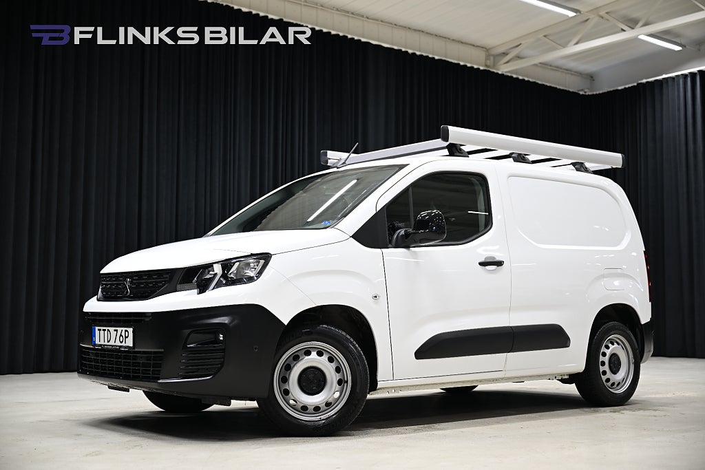 Peugeot Partner 130HK Automat|Drag|Värmare|Takkorg|Lågmil|EnÄgare|Moms