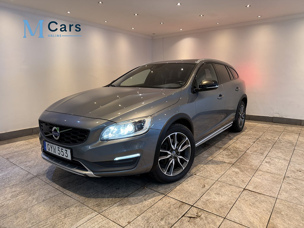 Volvo V60 Cross Country D4 Geartronic 190hk|Summum|Skinn|Drag|V-hjul|Värmare 