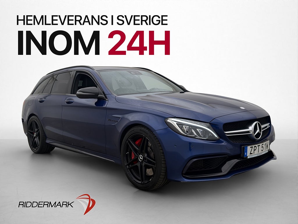 Mercedes-Benz AMG C63 S Burmester Sportavgas Kolfiber