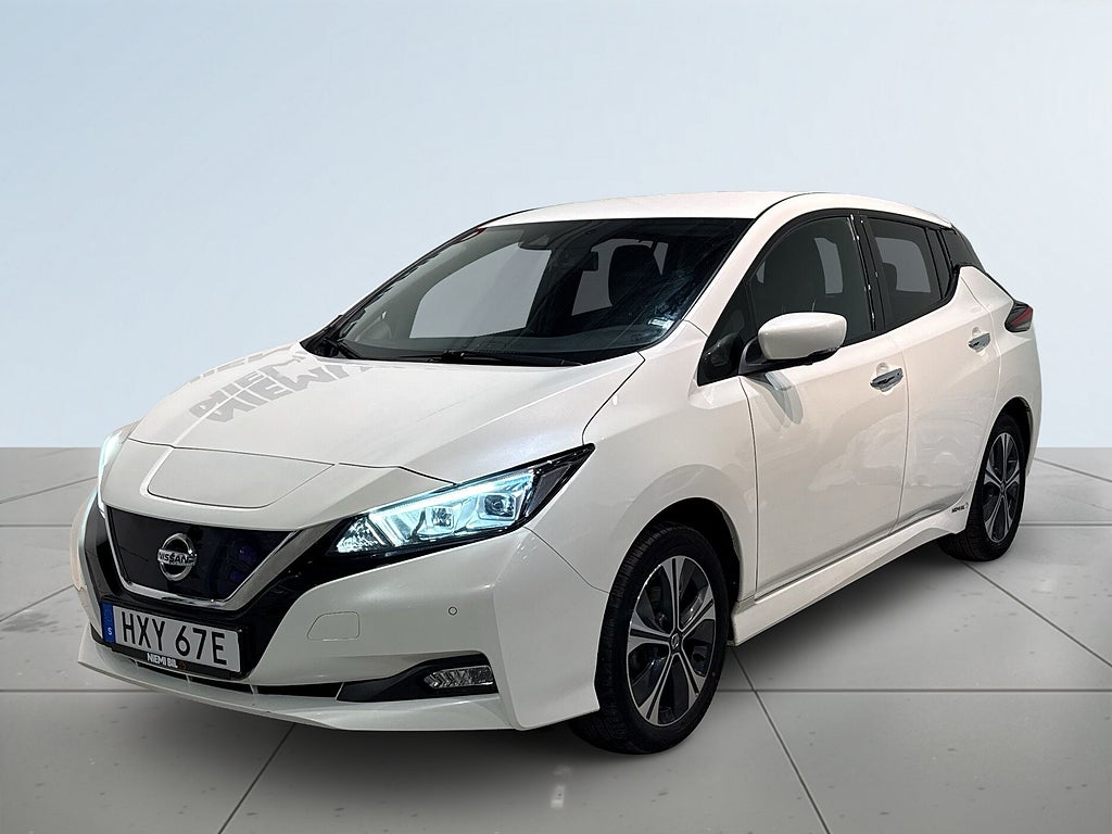 Nissan Leaf e+ 62 kWh 360° GPS BOSE Rattvärme Psens S/V-hjul