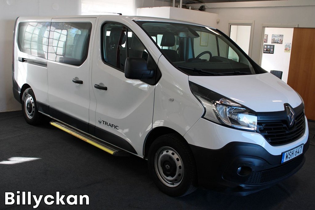 Renault trafic 2.7t1.6 dCi/9-sits/Dubbla skjutdörrar/1-Ägare