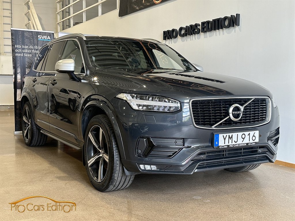 Volvo XC90 D5 AWD Geartronic | 235hk R-Design | 7Sits | Se Utr