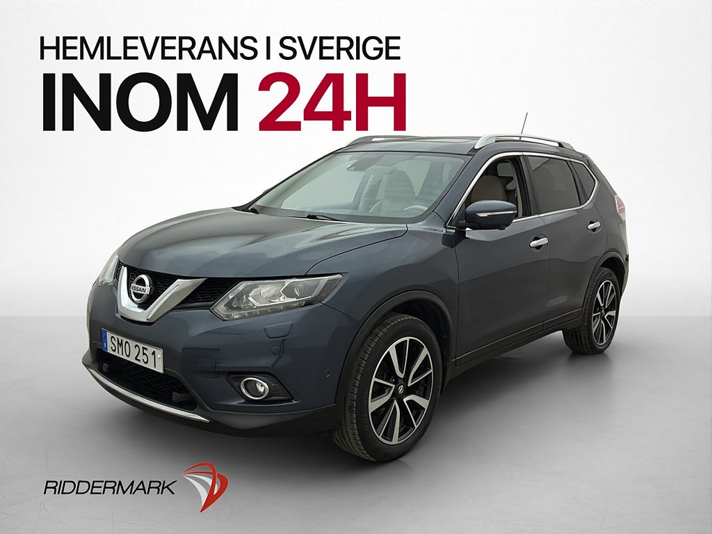 Nissan X-Trail 1.6 4x4 130hk Tekna Pano Skinn Drag Navi