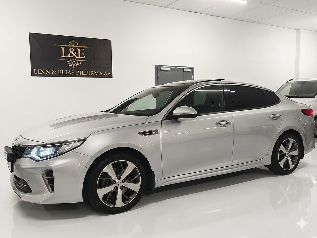 Kia Optima 1.7 VGT DCT GT-Line 1ÅRSGARANTI/GPS/PANO/SKINN/KAMERA 