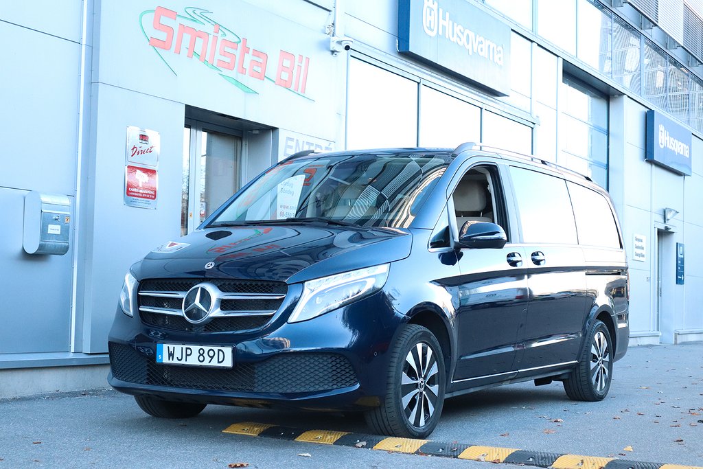 Mercedes-Benz V 250d LÅNG 8-sits PANO LÄDER D-VÄRM MOMS 190hk