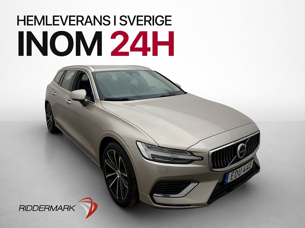 Volvo V60 T6 Recharge AWD Plus Bright VOC P-Värm Kamera Drag