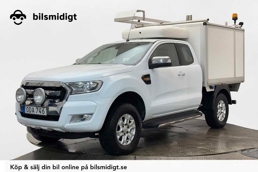 Ford Ranger SuperCab 2.2 TDCi 4x4 Drag Påbyggd Värmare Moms