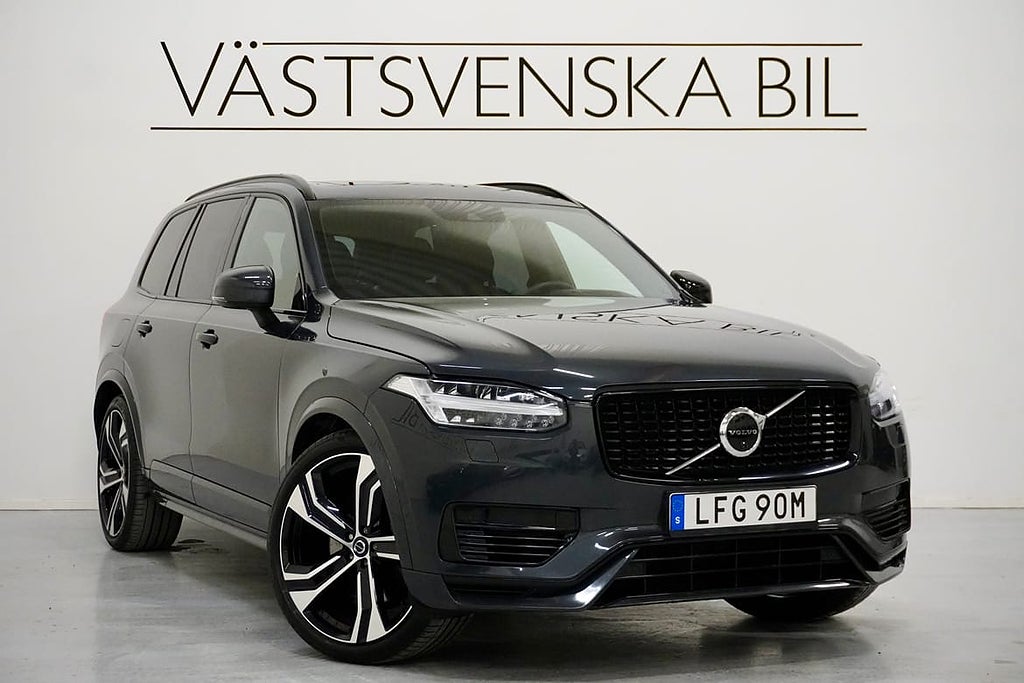 Volvo XC90 Recharge T8 AWD R-design B&W/7-sits/Luftfjädring