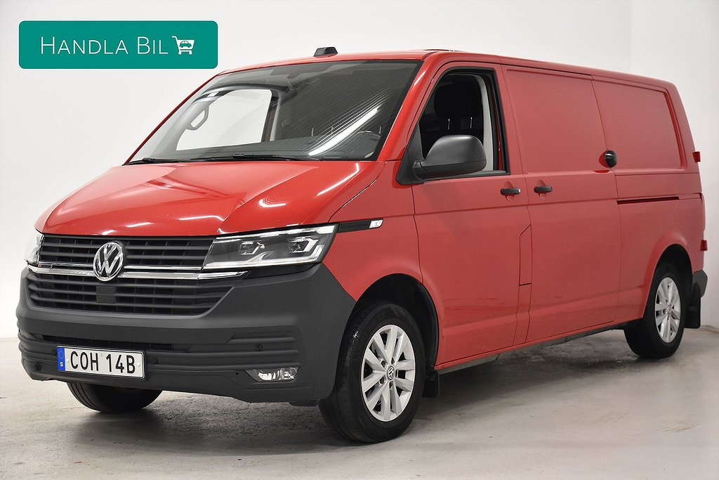 Volkswagen Transporter 2.0 TDI 4M Aut D-Värm 3-Sits 2X-skjut Moms 150hk