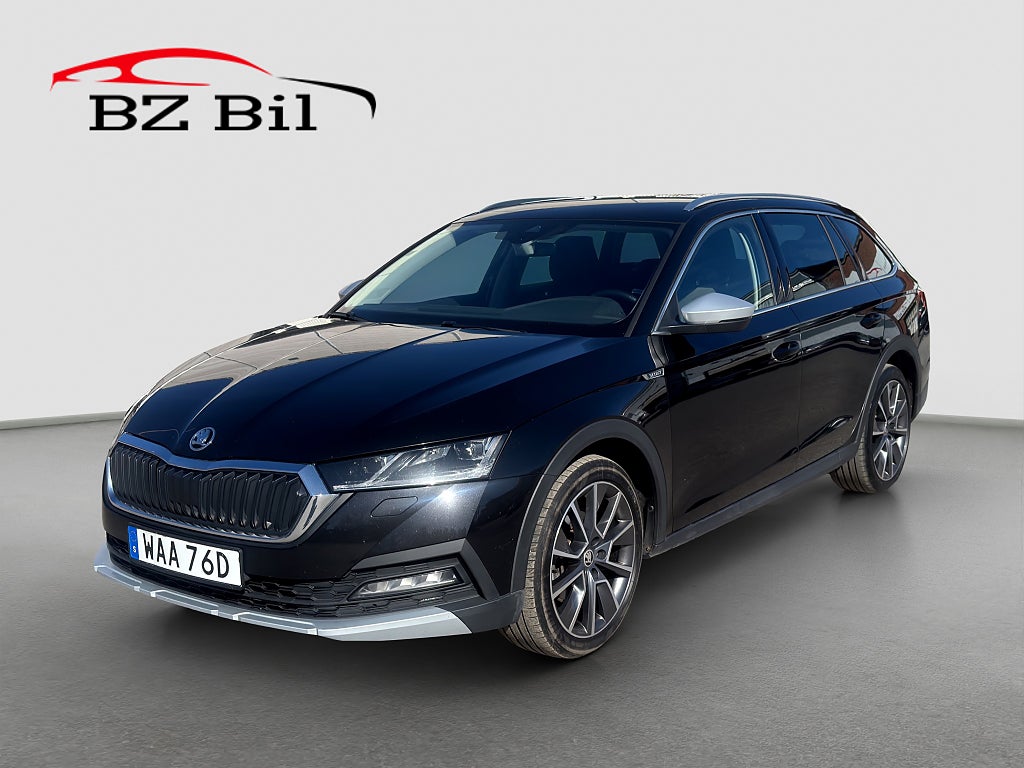 Skoda Octavia Scout 2.0 TDI 4x4 Euro 6 Drag Värmare Cockpit MOMS