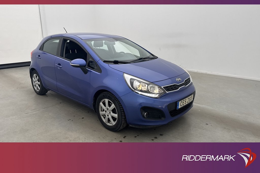 Kia Rio 1.2 CVVT Manuell 84hk Rattvärme Låg-Skatt 0,51l/mil