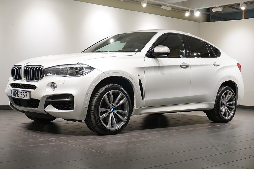 BMW X6 M50d 360° Taklucka H K Drag 4-Zons DAP Ad-Led | Ränta 3,95%