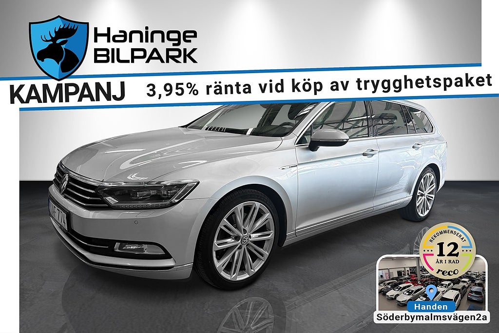 Volkswagen Passat 2.0 TDI 4Motion GTS /SUPERDEAL 3,95%/PANO/VÄRMARE