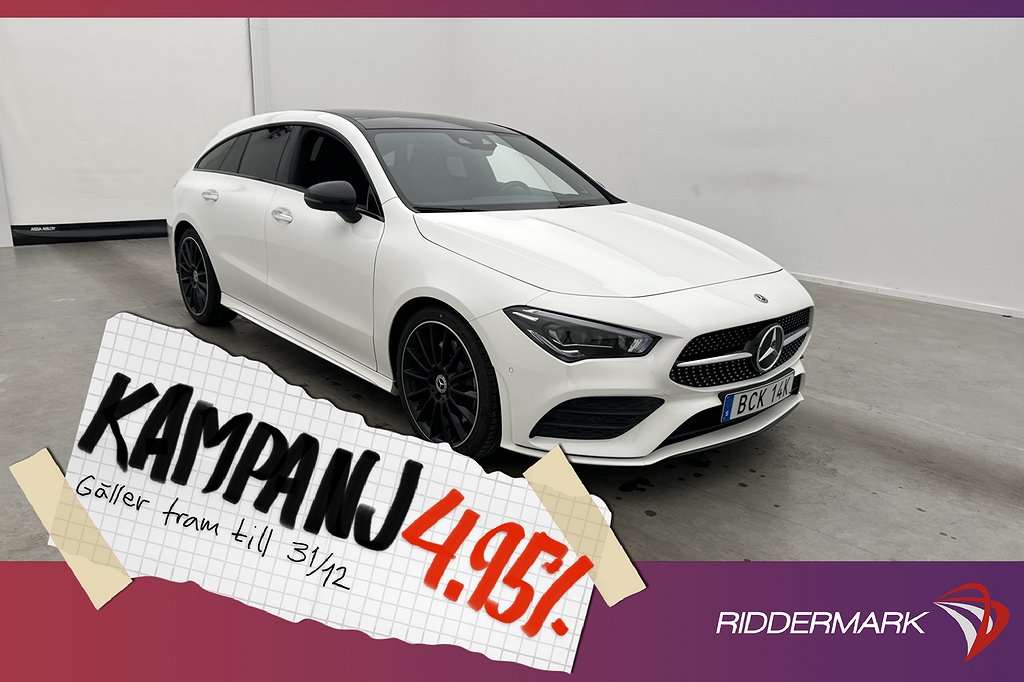 Mercedes-Benz CLA 250 4M SB 224hk AMG Plus Bu 4,95% Ränta