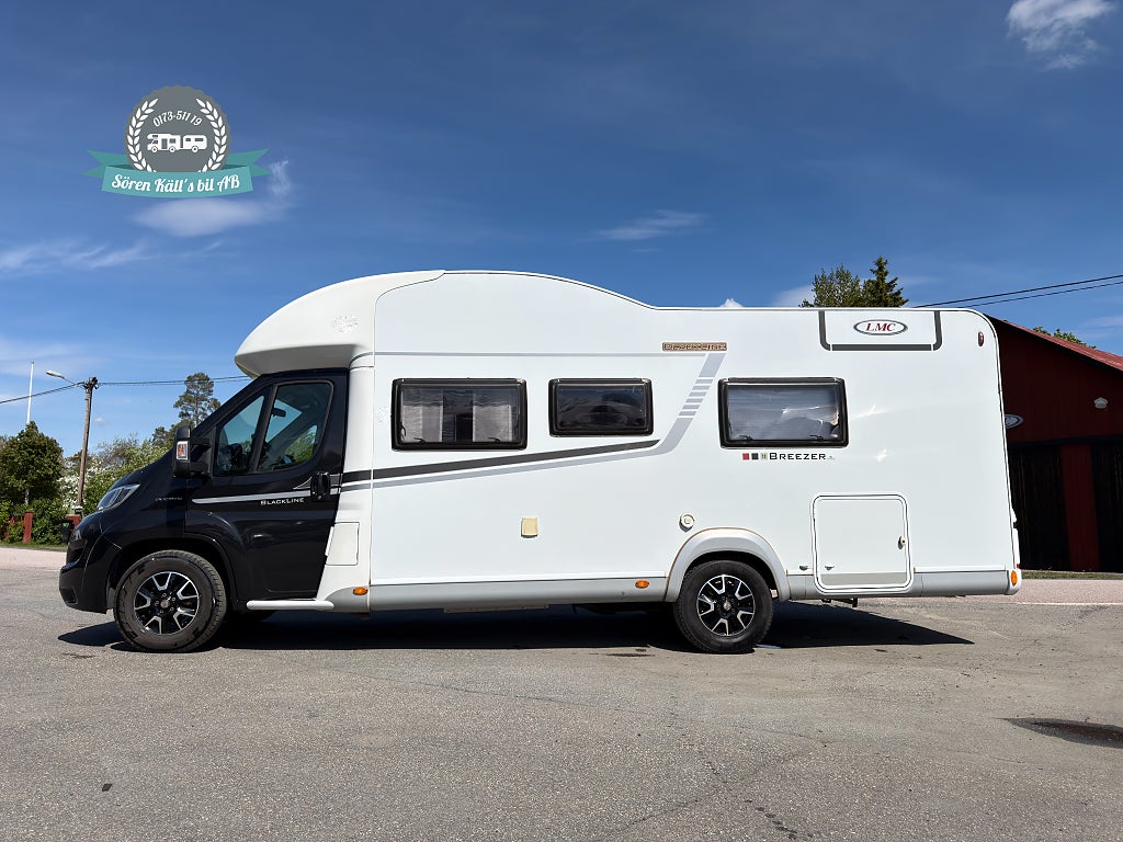 LMC Breezer H 747 Black Line En ägare.Alde.Taksäng.Långbädd