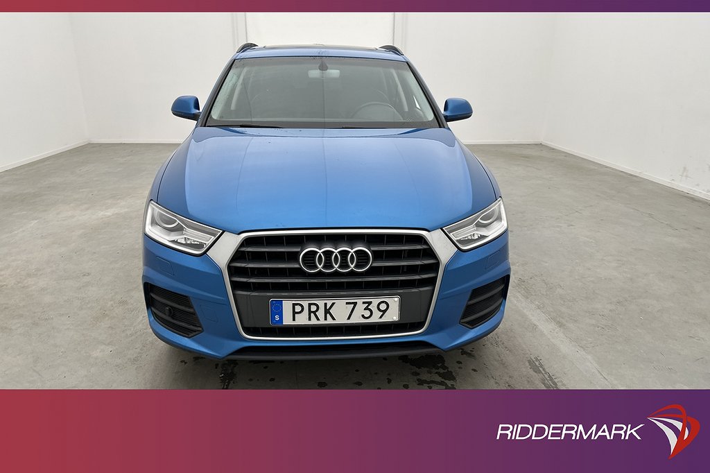 Audi Q3 2.0 TDI Q 184hk Sport Edition Värm Pano Halvskinn