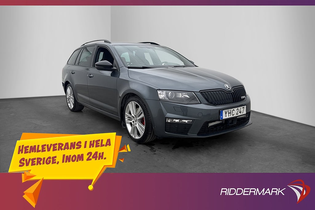 Skoda Octavia Kombi RS 4x4 2.0 TDI 4x4 Värmare Kamera Drag