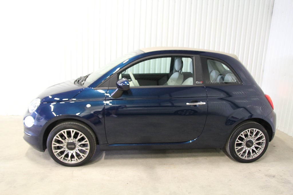 Fiat 500 500C Hybrid, cabriolet, mycket fint skick