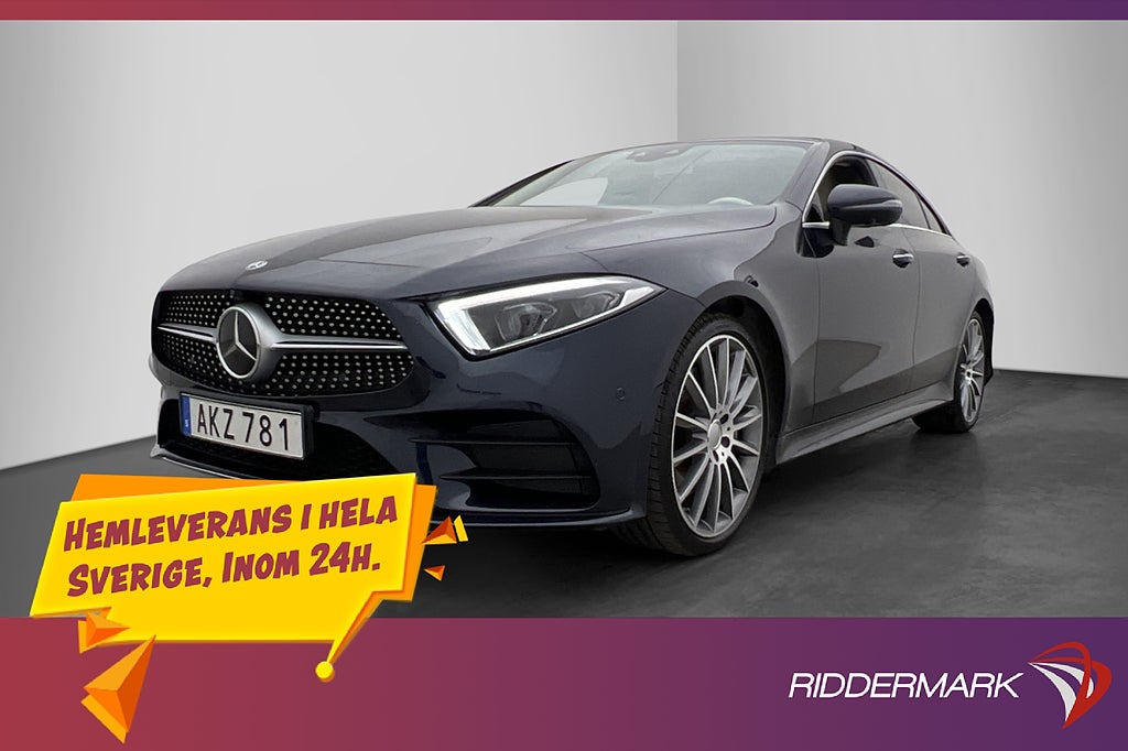 Mercedes-Benz CLS 450 4M AMG Pano Burmester 360° HUD Skinn