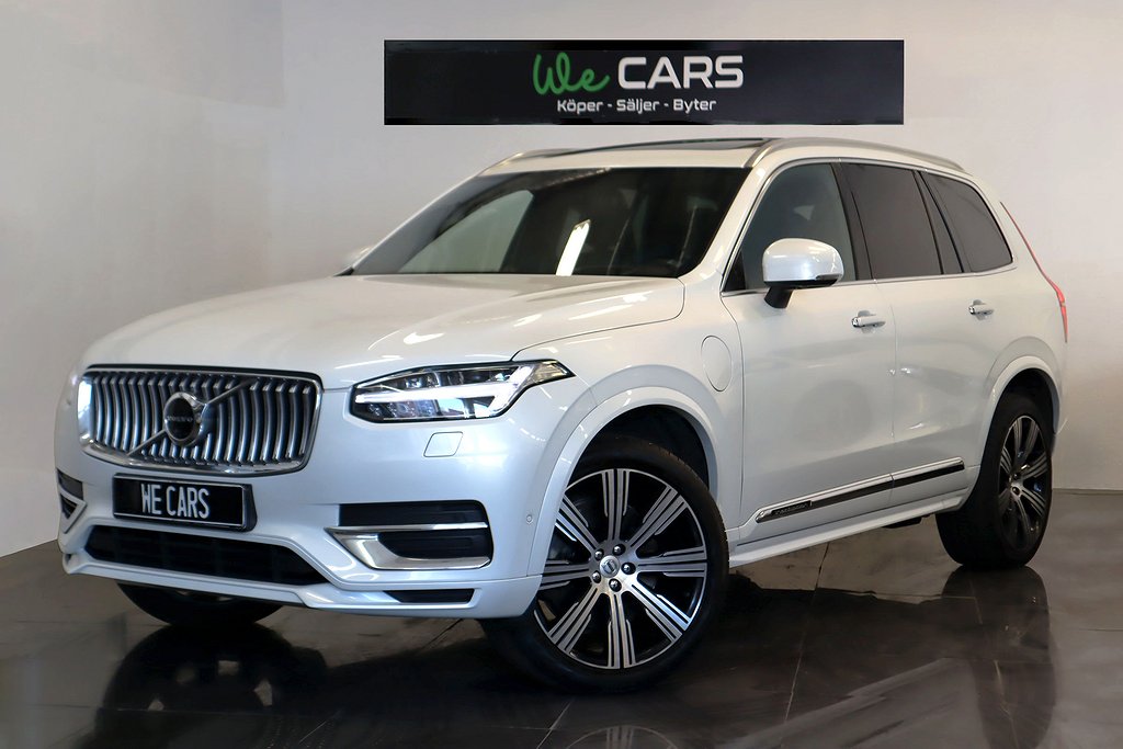 Volvo XC90 T8 Inscription B&W HuD Pano 360 7Sits Moms 392hk