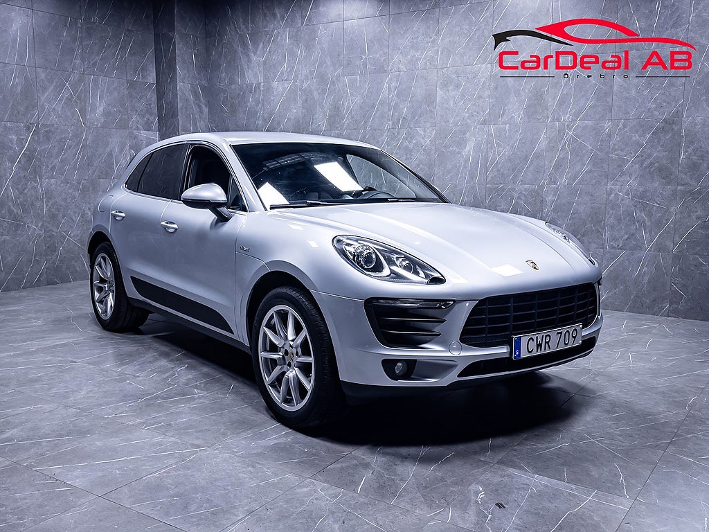 Porsche Macan S Diesel PDK 258hk Luft Sport Chrono Skinn Navi Drag