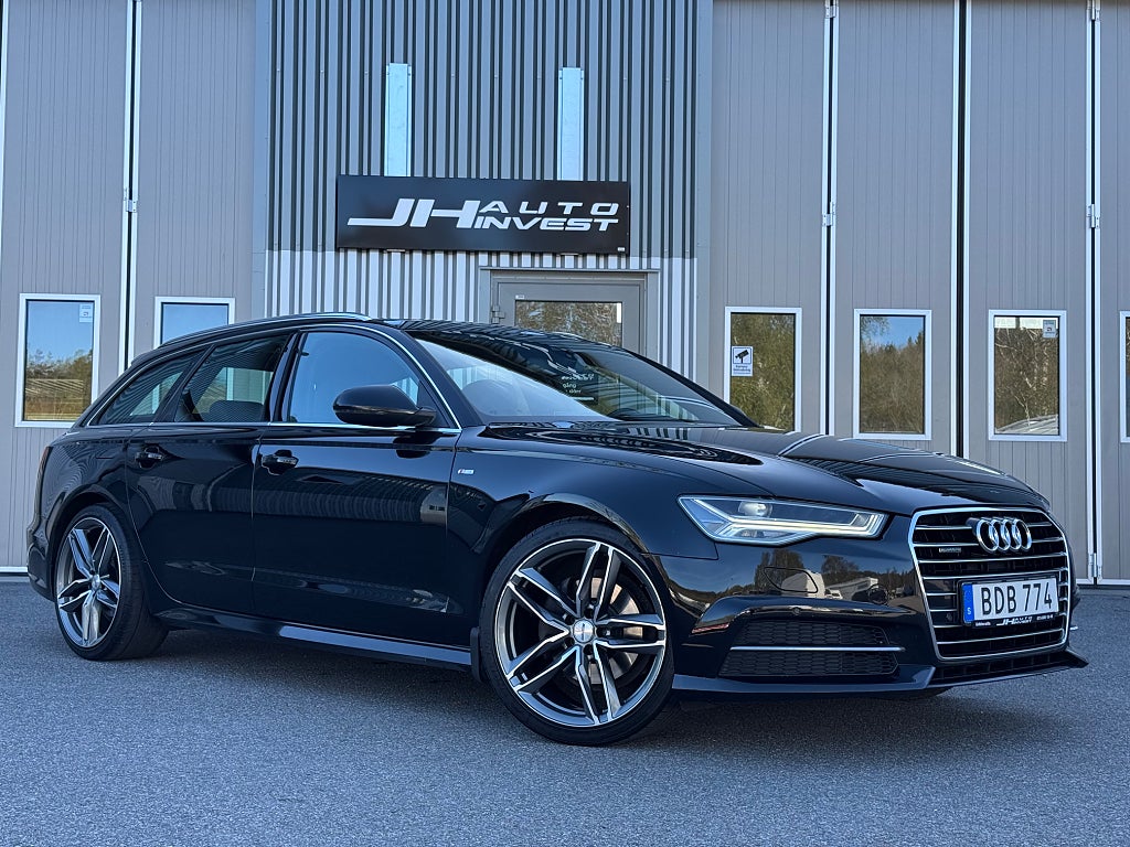 Audi A6 2.0 TDI Quattro S-Line Värmare Bose Skinn/Mocca Matrix