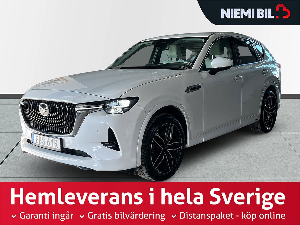 Mazda CX-60 PHEV Takumi S&V-Hjul/Drag/Pano/Skinn/Bkamera/HuD