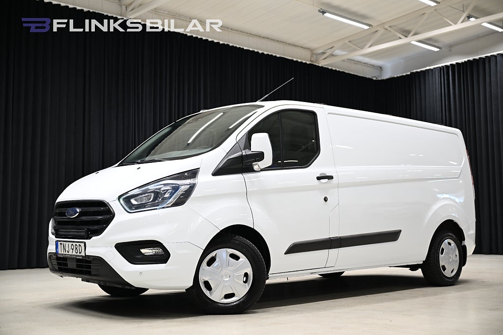 Ford transit Custom 130HK L2 Automat|Inredd|Drag|Värmare|NyKamrem
