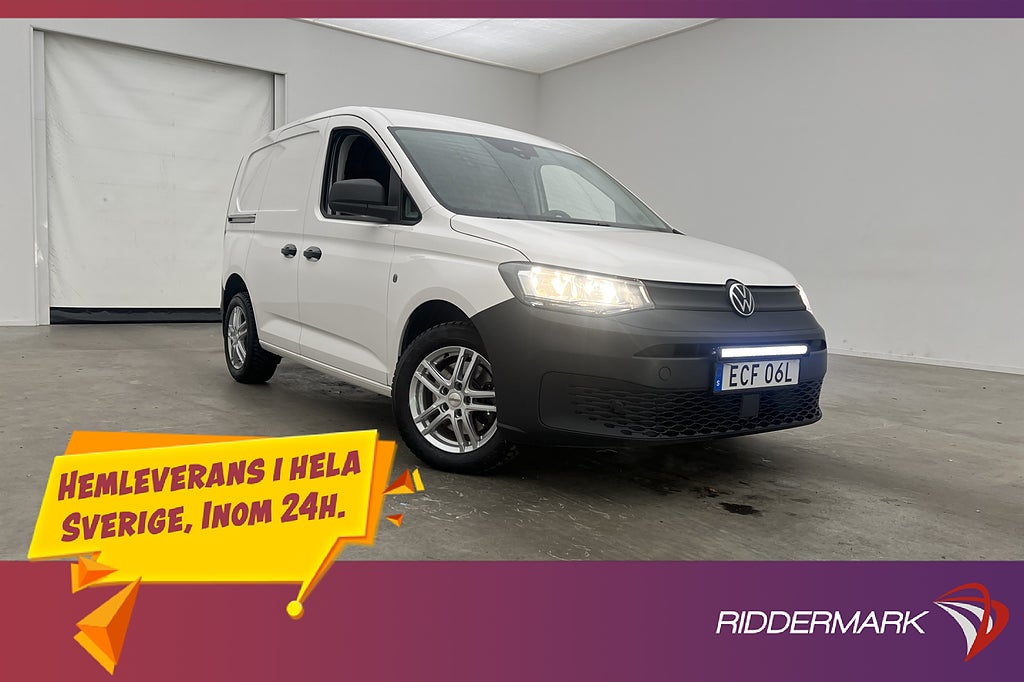 Volkswagen Caddy Cargo 2.0TDI Värmare Dragkrok B-Kamera Moms