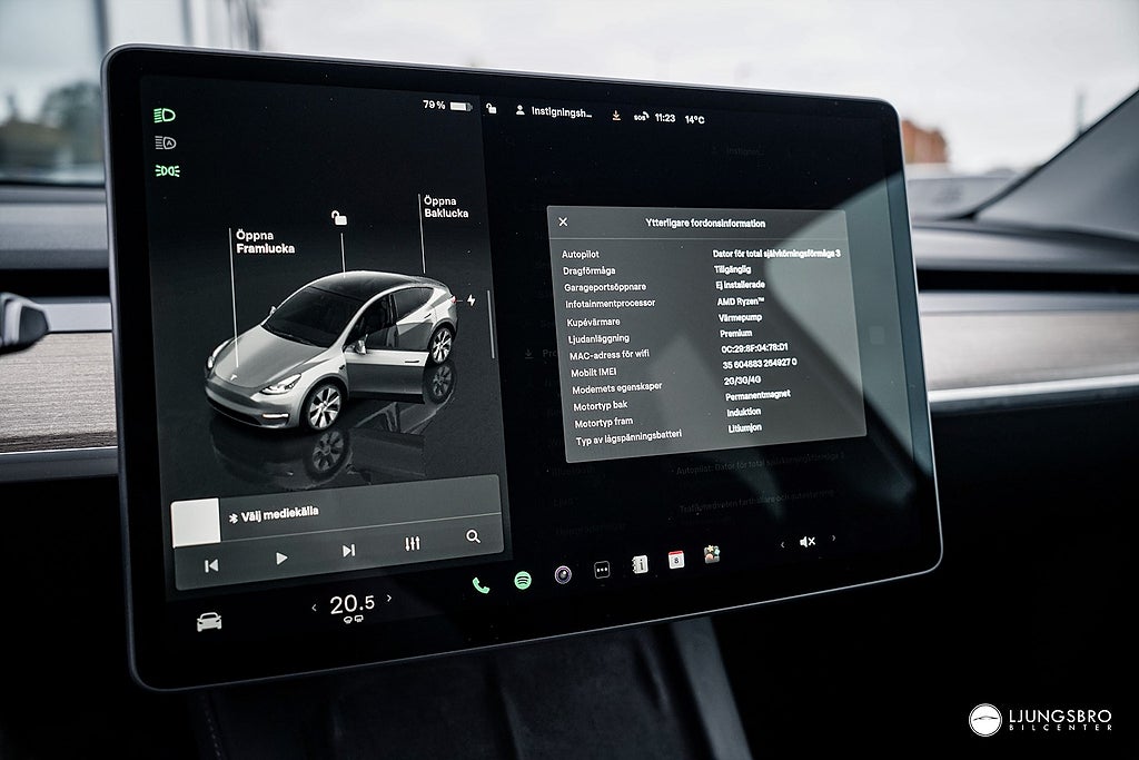 Tesla Model Y 2024 - miniatyr 9