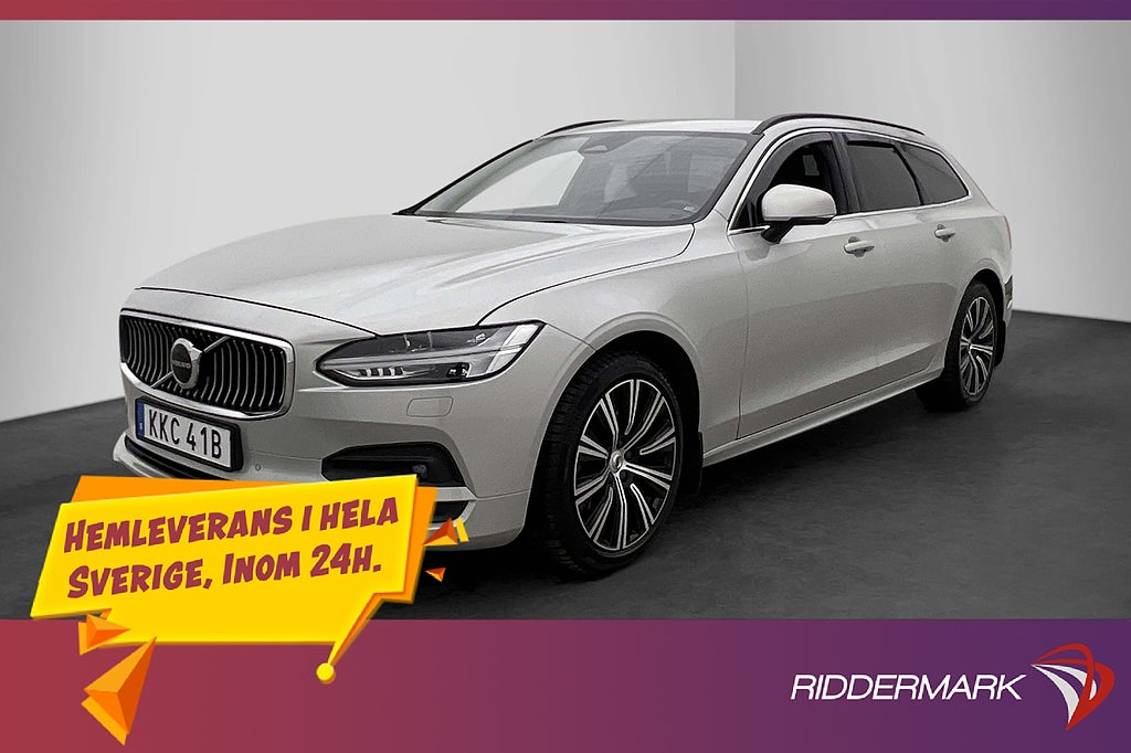 Volvo V90 B4 Momentum Advanced VOC Värm Skinn Kamera Navi