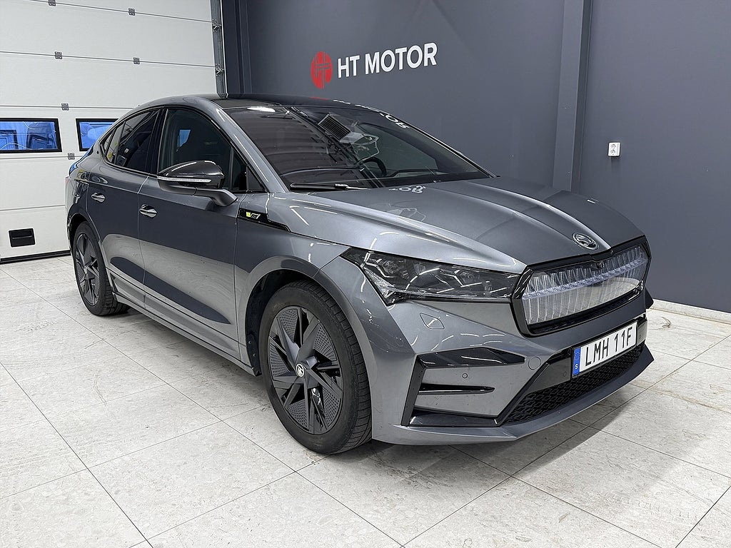 Skoda Enyaq Coupé RS iV, 299hk, AWD/Drag/Pano/Moms/Crystal/Canton